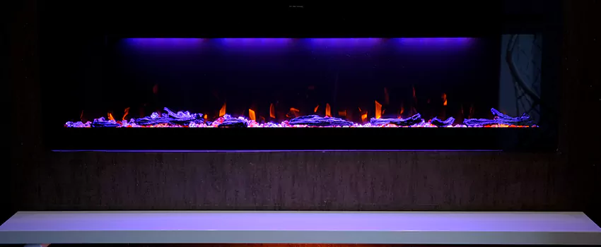 Dynamic Flame Color Fireplace Installation in Kingsland, GA